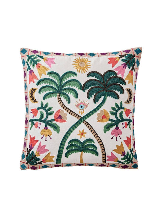 Butlers Μαξιλάρι Καναπέ Bohemian Λευκό 50x50εκ.