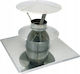 SpiroFlex Kaminrohr Turbo 80/125 Mm Deckenplatte Weiß