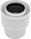 Reducție Dublu Perete Poujoulat 80 125x60 100 Turbo Albă Rsk.sx-td80 125x60 100redb
