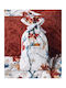 Kentia Sparrow Комплект Чаршафи Супердвойни 240x270см. White-terracotta (4 бр.)