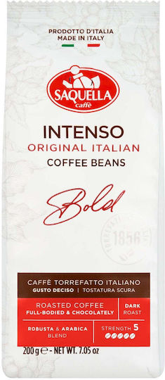 Saquella Saquella Espresso Robusta Schokolade in Körner 200g