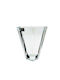 Vază Decorativă Cristalină Romboid Transparent 17x17xÎ12cm