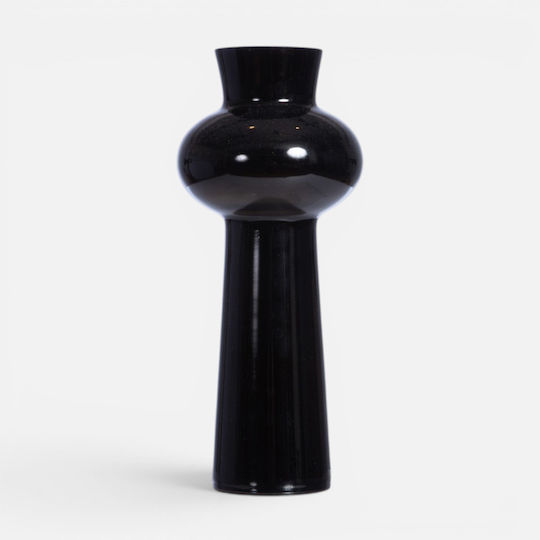 Nef-Nef Homeware Βάζο Γυάλινο Diple Μαύρο 12xΥ28.5cm Nef-Nef Homeware Βάζο Γυάλινο Diple Μαύρο 12xΥ28.5cm