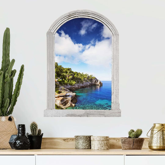 Трислойно Стикер За Стена Cala De Deia В Майорка 75x100см