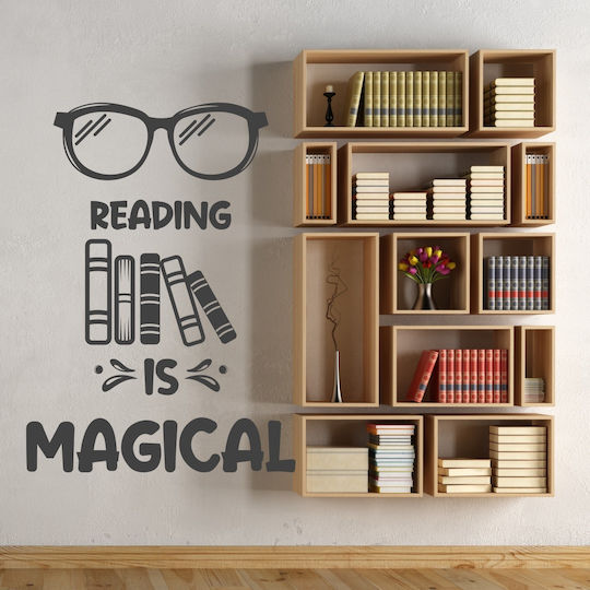 Wandsticker Reading Is Magical 33 Farben 60x70cm