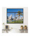 Dreidimensionales Wandsticker Miami Florida 80x90cm