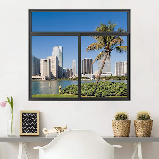 Dreidimensionales Wandsticker Miami Florida 80x90cm