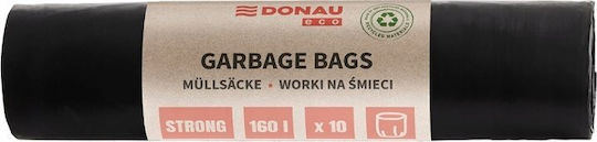Donau Reinforced Trash Bags Capacity 160lt 10pcs Black