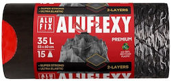 Alufix Sacuri de Gunoi Capacitate 35lt 60x53cm 15buc Gri Alufix Sacuri de Gunoi Capacitate 35lt 60x53cm 15buc Gri