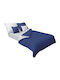 Multitex Set Huse Pentru Pilote 100% Bumbac 140x200cm Simplă Cu Față De Pernă Double Face Gold 7