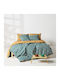 Kentia Set Duvet Cover Cotton 185x245cm Half-Double with Pillowcase Fay Fay