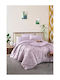 Mc Decor Подредба Плик За Завивка 100% Памук 230x250см Двойна С 2 Калъфки За Възглавници MCL.KPPY.ZEBRA Лилав
