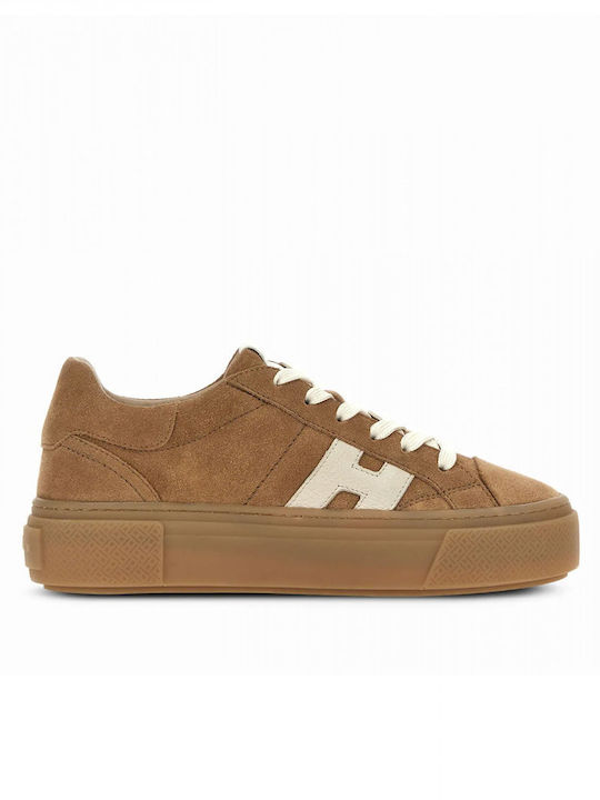 Hogan Allacciato H Women's Sneakers Tabac Brown