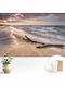 Light Blue Wall Wallpaper 104x70cm