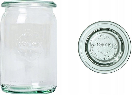 Weck Set of 12 General Use Transparent Glass Jars with Lid 145ml 12 Pieces