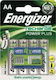Energizer Алкални батерии AA 1.2V 4бр