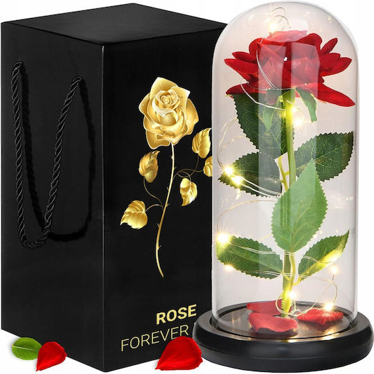 All Saints Red Rose 22cm with Led Springos