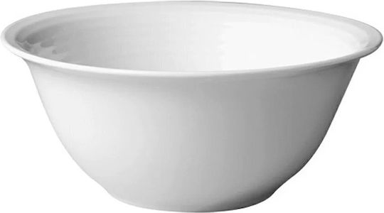 Verlo Round Porcelain Beige Serving Bowl with Diameter 14cm