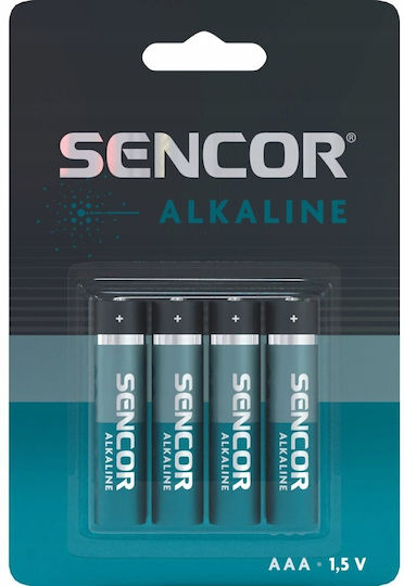 Sencor Алкални Батерии AAA 1.5V 4 Броя