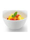 Kadax Porcelain White Salad Bowl