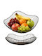 Springos Salatschüssel Schwarze 28x28x8cm