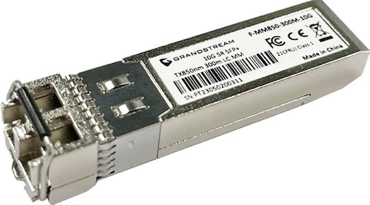 Grandstream Grandstream Sfp+ Оптичен Модул За Многомодовo Оптично Влакно С Дължина На Вълната 850nm 300 Метра 10gbps
