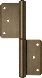 Портадела Месингова 120mm Мат Антик Metalor 200...