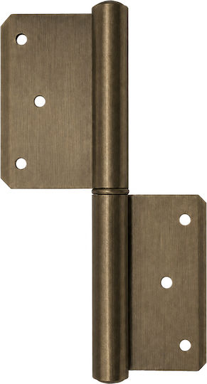 Metalor Türscharniere aus Messing 80mm Matt Antik