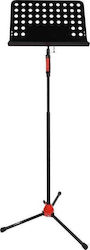 V-tone Notenständer Höhenverstellbar 5-160cm Schwarz