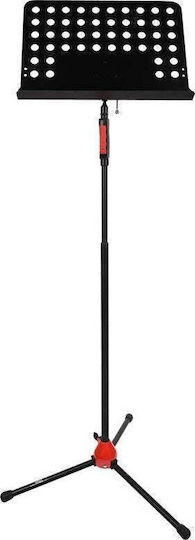 V-tone Notenständer Höhenverstellbar 5-160cm Schwarz
