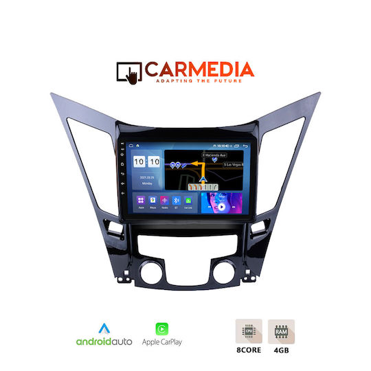 Carmedia Автомобилна Аудио Система за Hyundai i40 2011-2019 (Bluetooth/USB/Wi-Fi/GPS/Apple CarPlay/Android Auto) с Touch Screen 9"