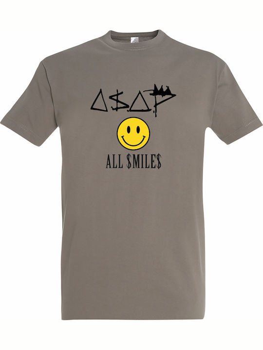 T-shirt Унисекс Asap Rocky All Smiles Светло Каки