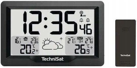 Technisat Imeteo Stație Meteo Fără Fir Digitală De Masă Neagră