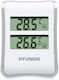 Hyundai WS1030 Wireless Weather Station Digital Tabletop White