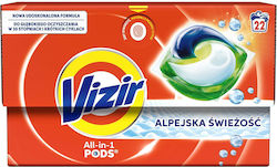 Vizir Пране На Дрехи 22 Капсули Vizir Пране На Дрехи 22 Капсули