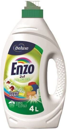 Deluxe Flüssiges Waschmittel für Farbige und Weiße Kleidung 4lt (100 Messbecher)