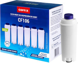 Coffix Filtru pentru Mașina de Cafea Delonghi Piesă de Schimb Coffix Cf106 Pachet 6 Buc Coffix Filtru pentru Mașina de Cafea Delonghi Piesă de Schimb Coffix Cf106 Pachet 6 Buc