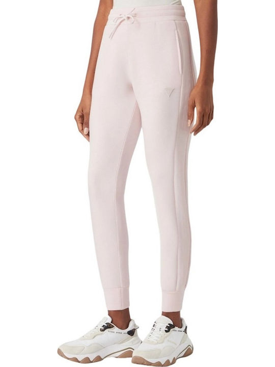 Guess Allie Scuba Jogger Sweatpants Pink