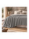 My Home Luxury Blanket Fleece Super Double 220x240cm Dark Grey