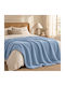 My Home Luxury Κουβέρτα Fleece Υπέρδιπλη 220x240εκ. Μπλε