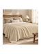 My Home Luxury Κουβέρτα Fleece Υπέρδιπλη 220x240εκ. Μπεζ