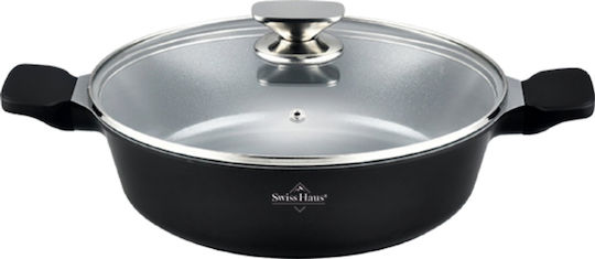 Swiss Haus Aluminum Pan with Lid with Non-Stick Coating 30cm