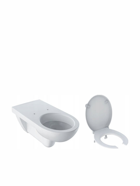 Geberit Λεκάνη Κρεμαστή Rimless με Καζανάκι Λευκή 4025410754134