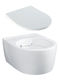 Geberit Wandhängende Toilette mit Deckel Soft Close Weiß