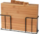 Excellent Houseware Set Tocătoare De Bucătărie Din Lemn Negru 28x20cm 4 Bucăți