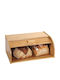 Kesper Brotkasten mit Deckel Hölzernes Beiges 40x27x17cm
