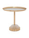 Iliadis Decorative Tray Metallic Round with Mirror 30x30cm