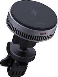 Aukey Βάση Κινητού με Ασύρματη Φόρτιση 15W Μαύρη