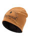 Men's Knitted Beanie Hat in Orange Color