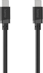 HAMA USB Type-C Cable Male - USB-C 60W Black 2m 00201808 HAMA USB Type-C Cable Male - USB-C 60W Black 2m 00201808